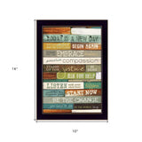 Today is a New Day 1 Black Framed Print Wall Art - Homeroots - Flyclothing LLC