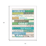 Ocean Rules 2 White Framed Print Wall Art - Homeroots - Flyclothing LLC