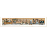 Where Family and Friends Gather White Framed Print Wall Art - Homeroots - Flyclothing LLC