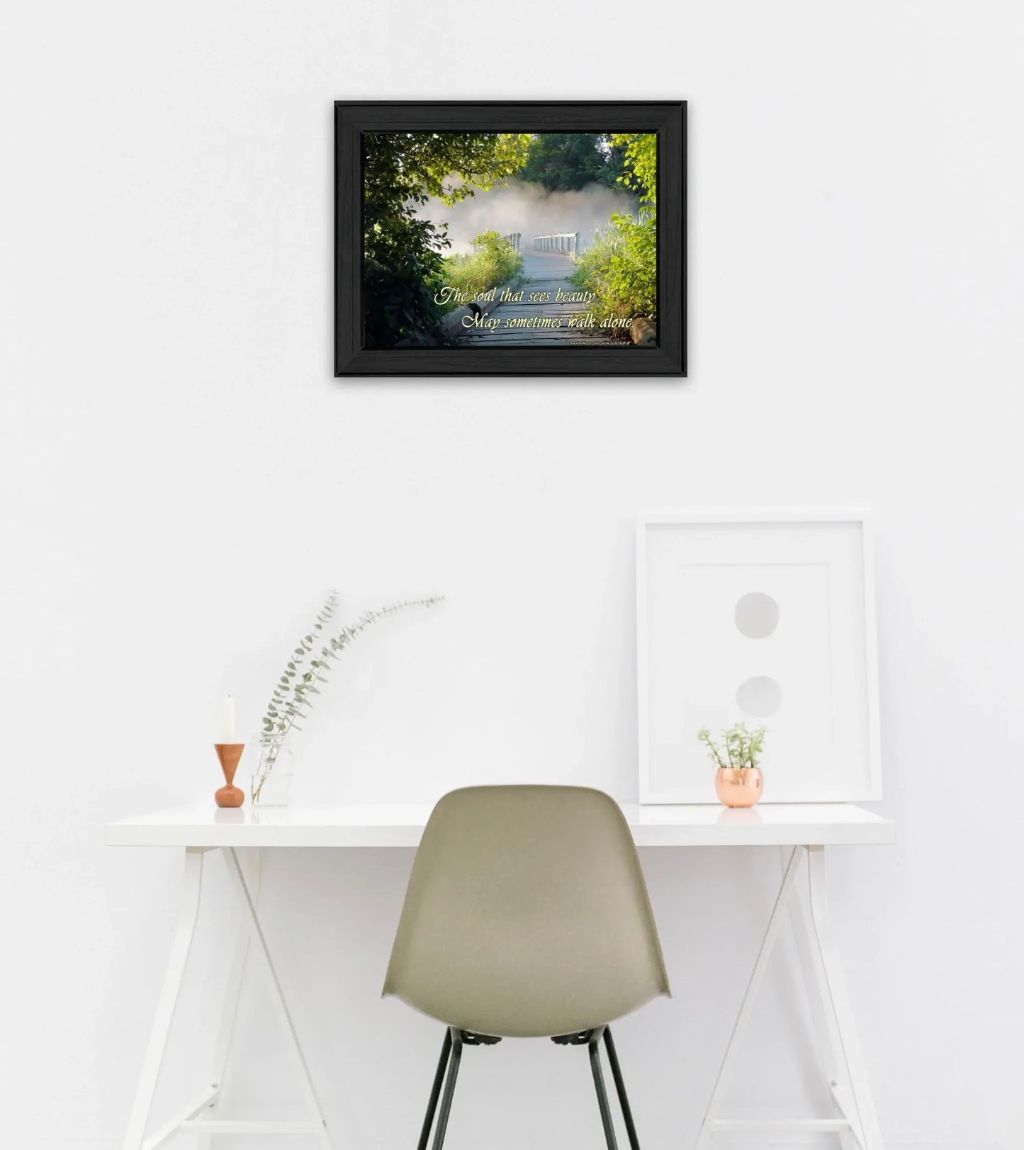 Beauty 1 Black Framed Print Wall Art - Homeroots - Flyclothing LLC