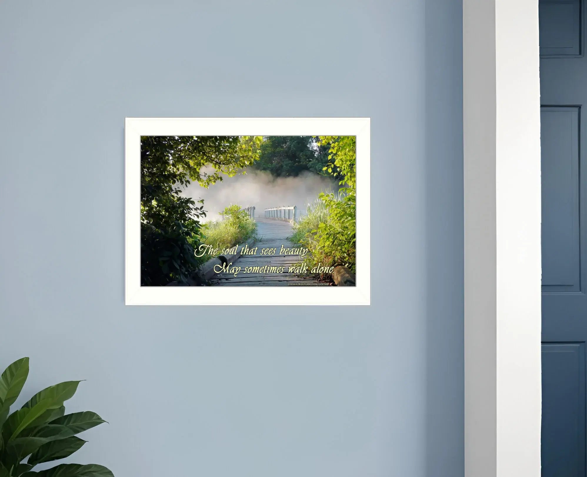 Beauty 2 White Framed Print Wall Art - Homeroots - Flyclothing LLC