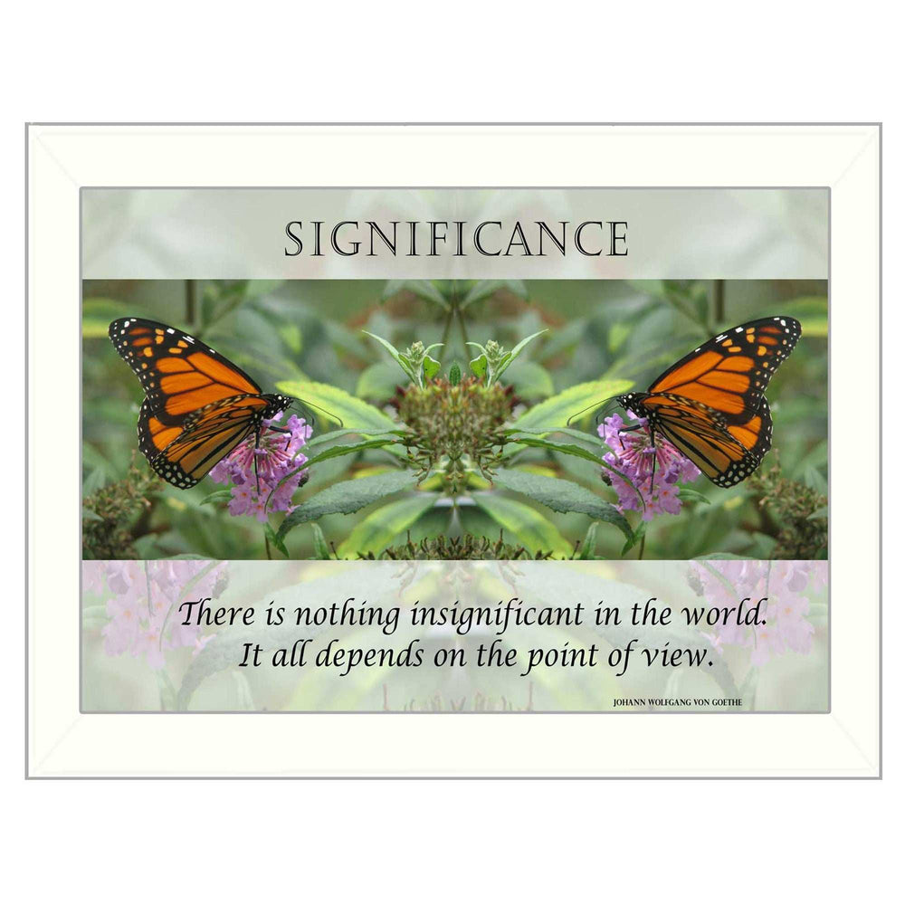 Significance 2 White Framed Print Wall Art - Homeroots - Flyclothing LLC