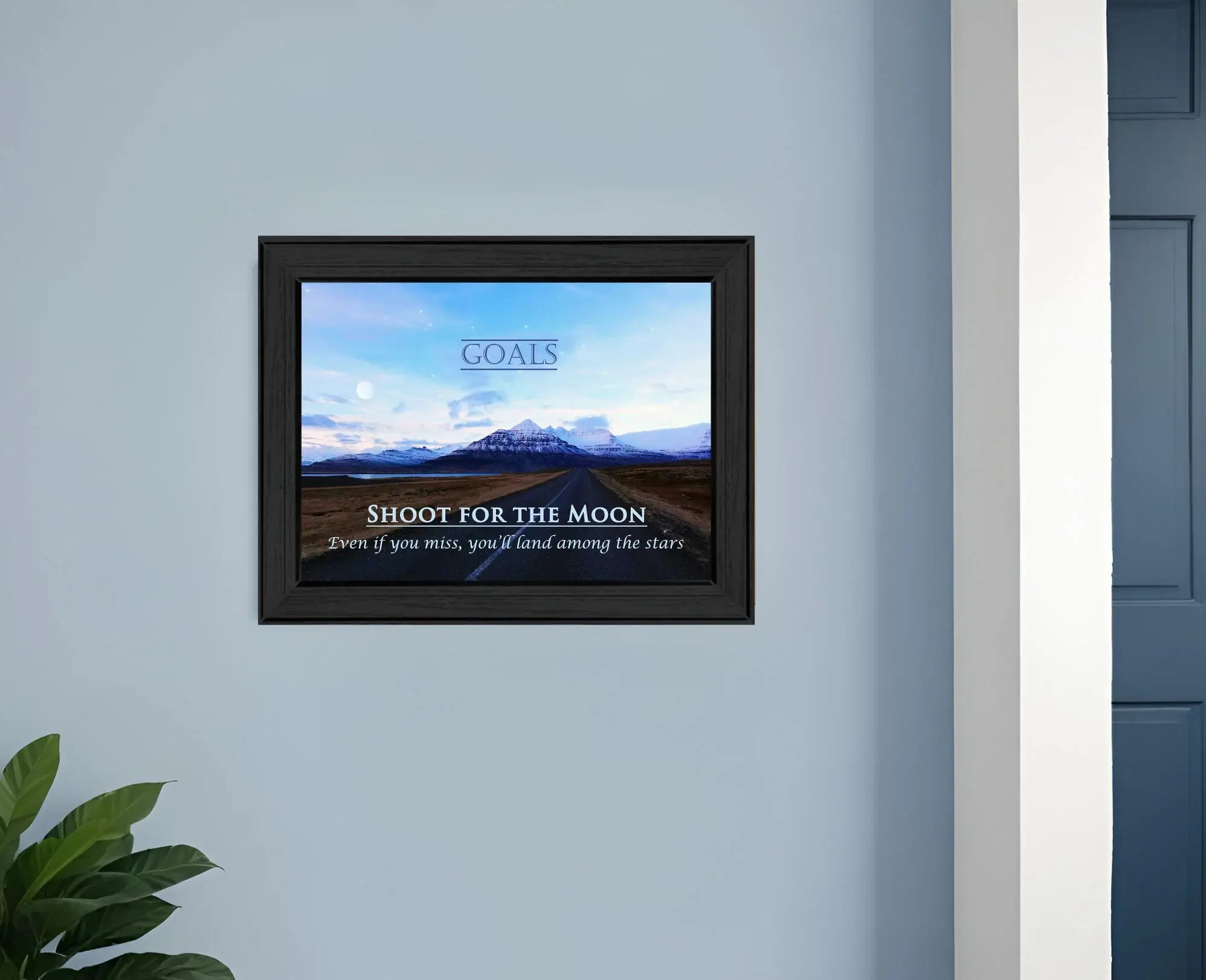 Goals 1 Black Framed Print Wall Art - Homeroots - Flyclothing LLC