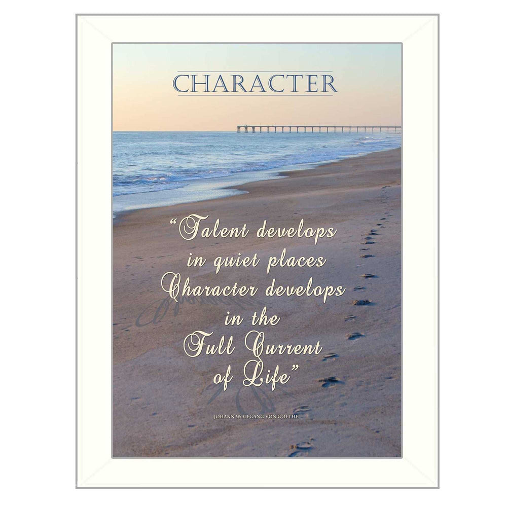 Character 2 White Framed Print Wall Art - Homeroots - Flyclothing LLC