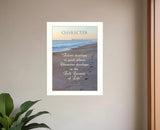Character 2 White Framed Print Wall Art - Homeroots - Flyclothing LLC