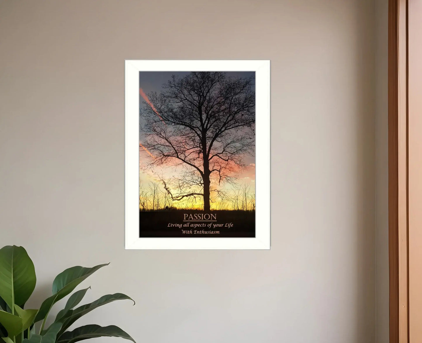 Passion 2 White Framed Print Wall Art - Homeroots - Flyclothing LLC