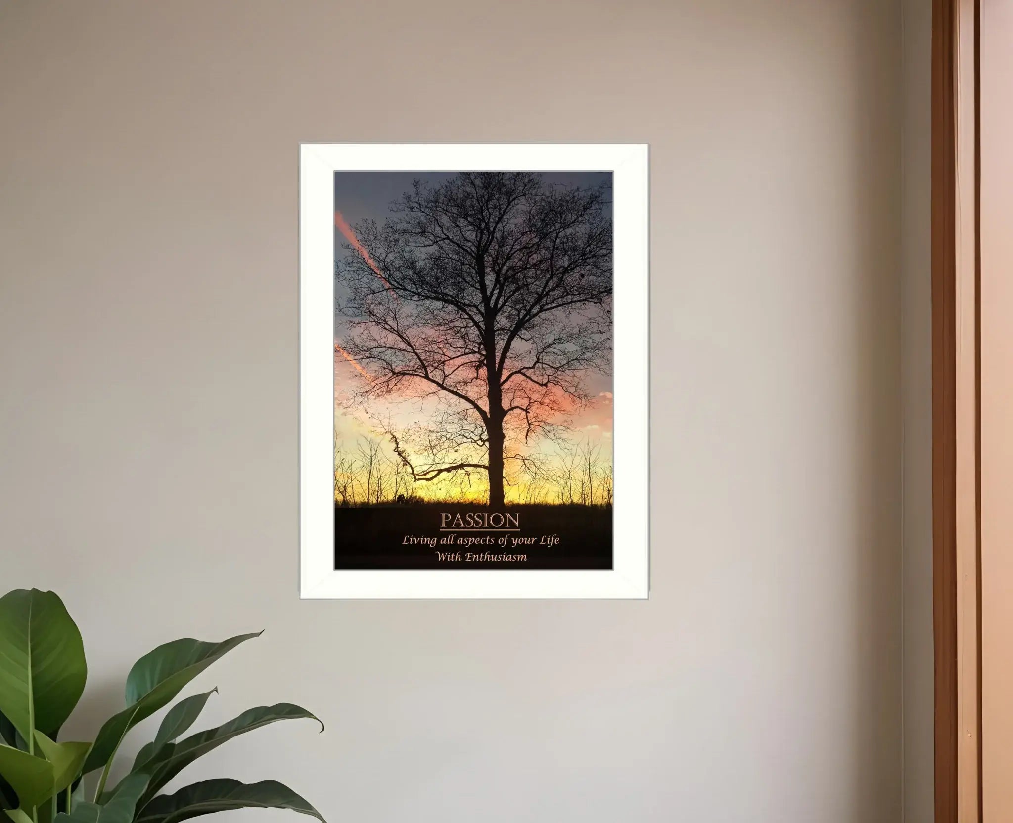 Passion 2 White Framed Print Wall Art - Homeroots - Flyclothing LLC