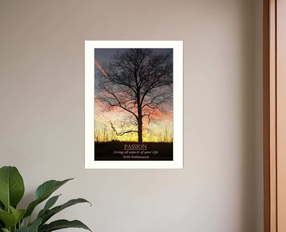 Passion 2 White Framed Print Wall Art - Homeroots - Flyclothing LLC