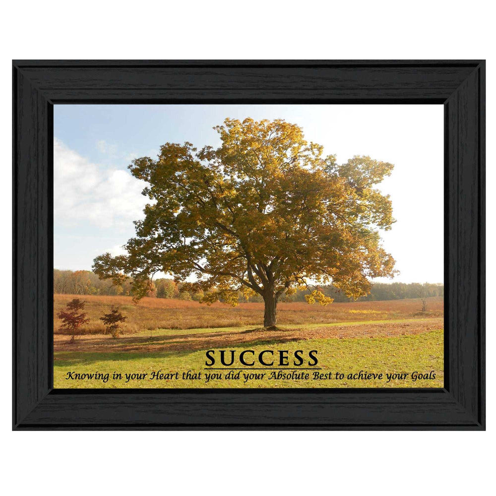 Success 1 Black Framed Print Wall Art - Homeroots - Flyclothing LLC
