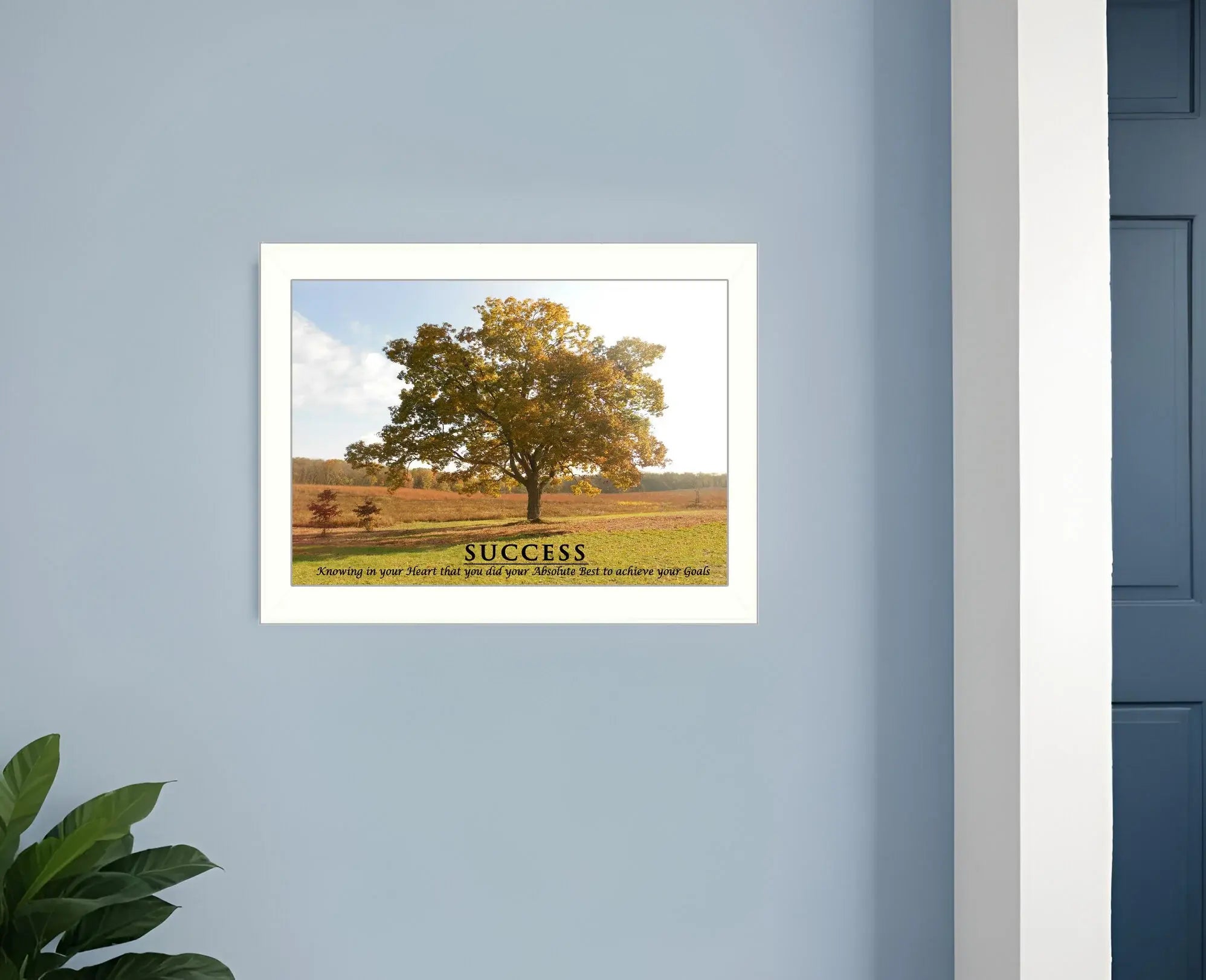 Success 2 White Framed Print Wall Art - Homeroots - Flyclothing LLC