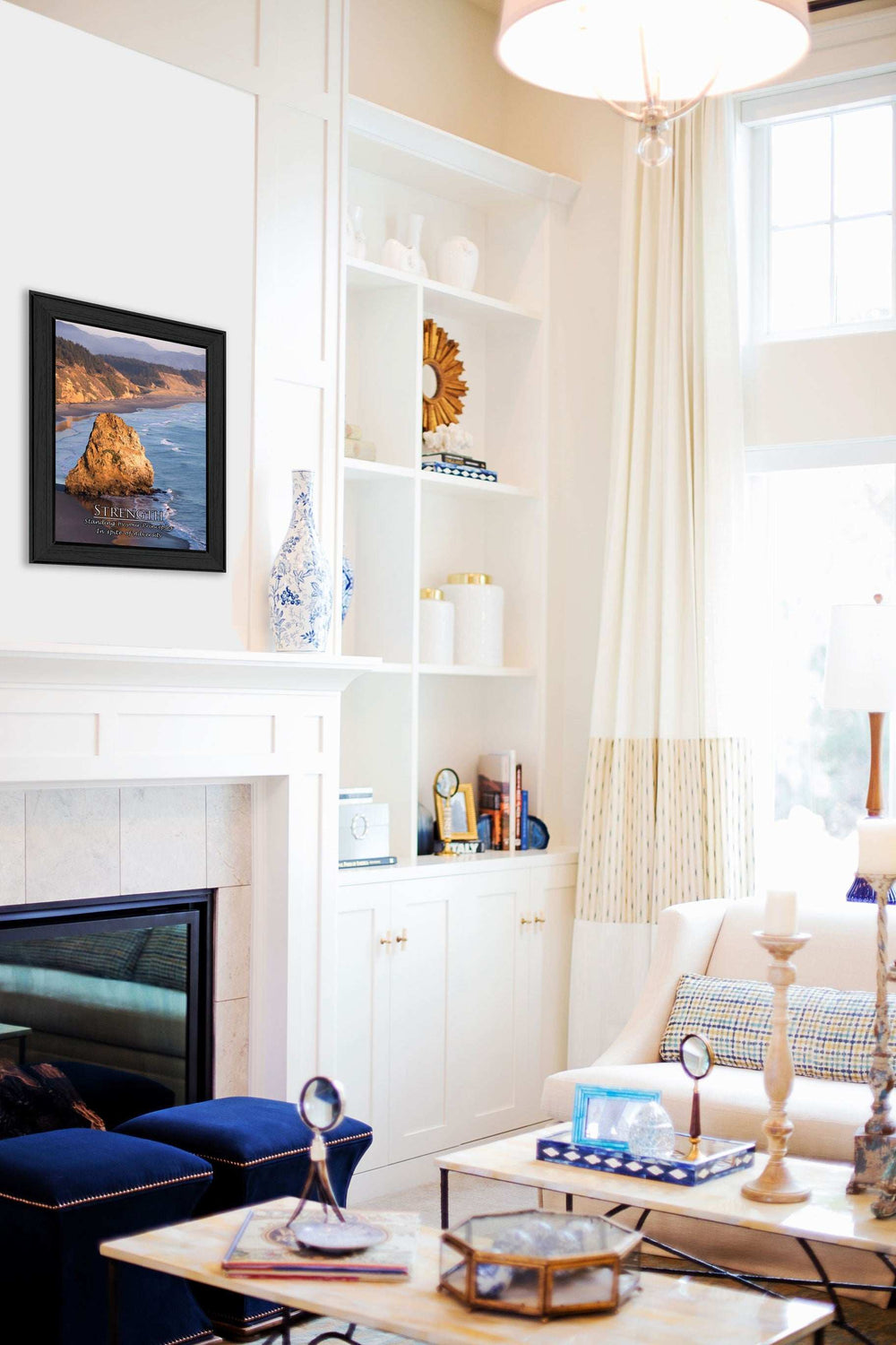 Strength 1 Black Framed Print Wall Art - Homeroots - Flyclothing LLC