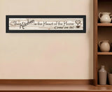 Kitchen Is The Heart of The Home 1 Black Framed Print Kitchen Wall Art - Homeroots - Flyclothing LLC