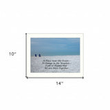 A Place near the Ocean White Framed Print Wall Art - Homeroots - Flyclothing LLC
