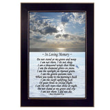 In Loving Memory 2 Black Framed Print Wall Art - Homeroots - Flyclothing LLC