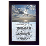In Loving Memory 2 Black Framed Print Wall Art - Homeroots - Flyclothing LLC