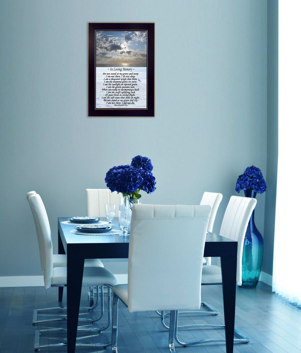 In Loving Memory 2 Black Framed Print Wall Art - Homeroots - Flyclothing LLC