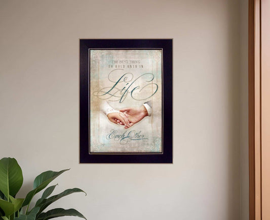 Each Other 1 Black Framed Print Wall Art - Homeroots - Flyclothing LLC