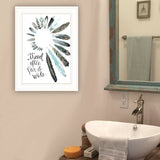 Travel Often Far and Wide 1 White Framed Print Wall Art - Homeroots - Flyclothing LLC