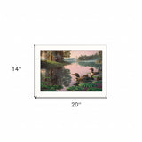 Northern Tranquility 2 White Framed Print Wall Art - Homeroots - Flyclothing LLC