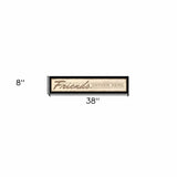 Friend a Gather Here 1 Black Framed Print Wall Art - Homeroots - Flyclothing LLC