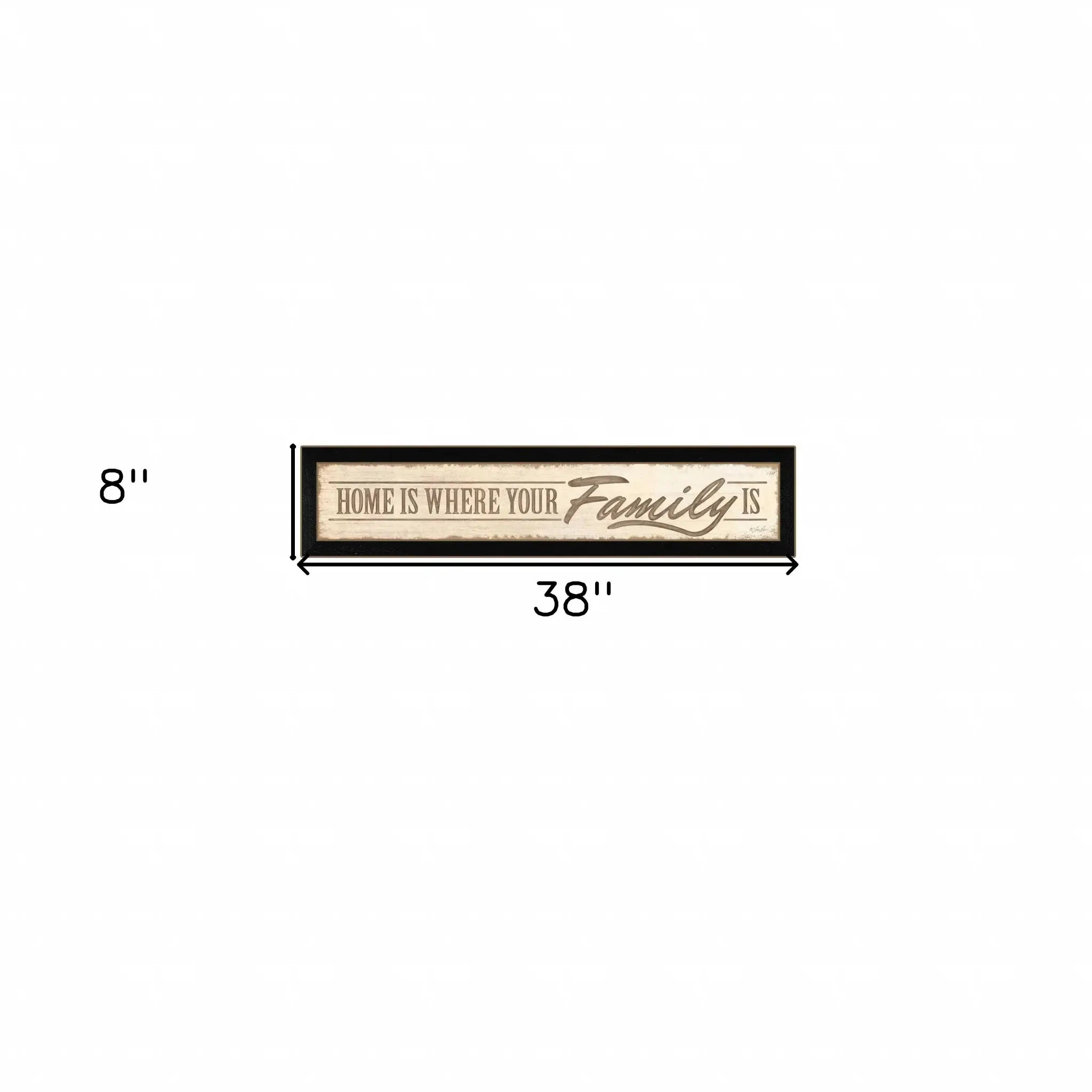 Home Is? 2 Black Framed Print Wall Art - Homeroots - Flyclothing LLC