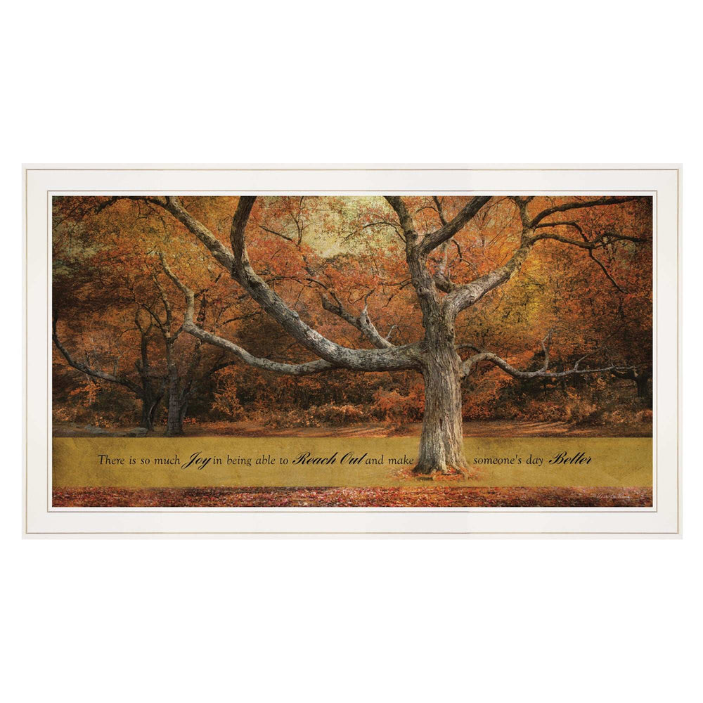 Reach Out 1 White Framed Print Wall Art - Homeroots - Flyclothing LLC