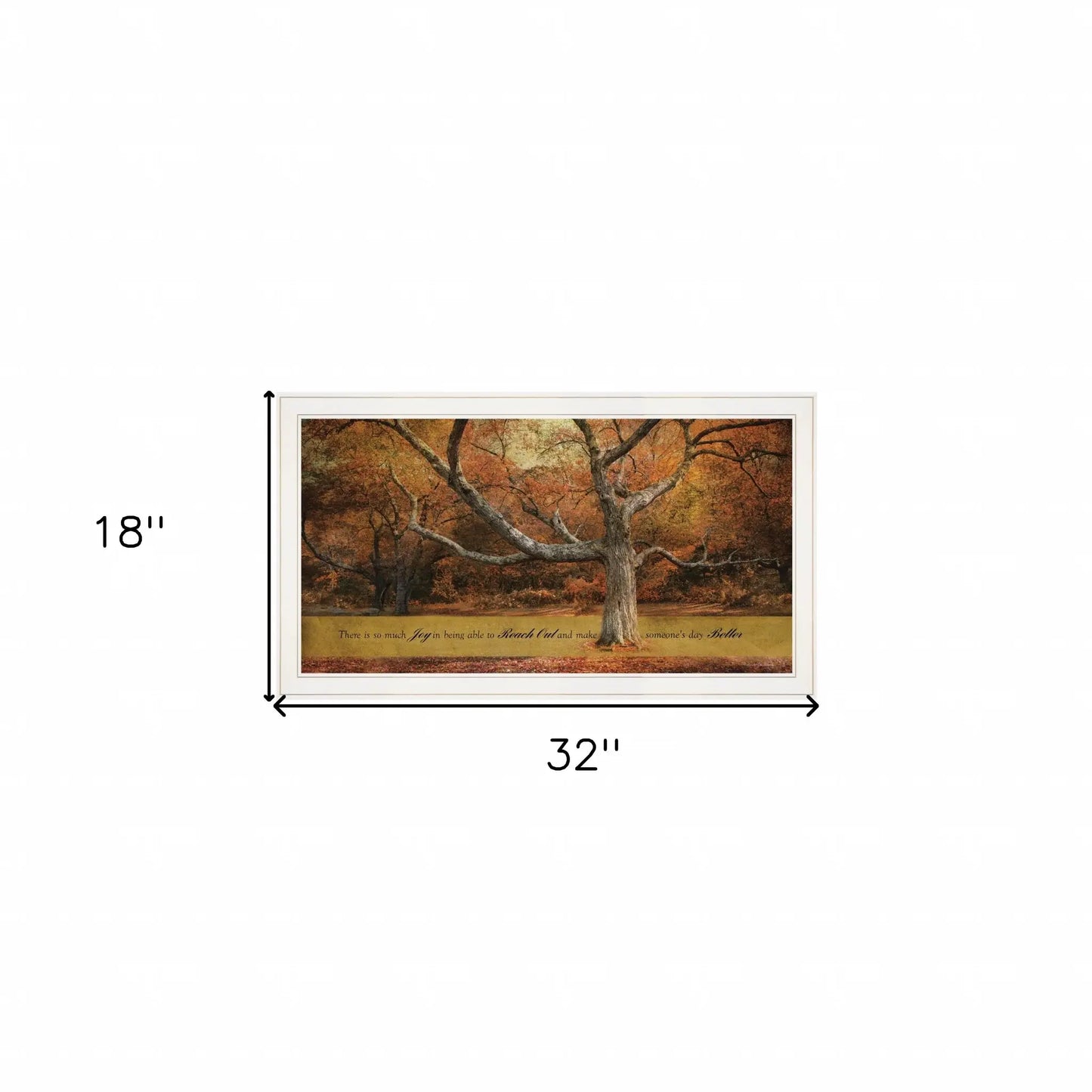 Reach Out 1 White Framed Print Wall Art - Homeroots - Flyclothing LLC