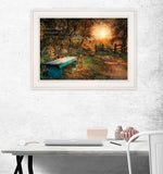 Show Me the Path 1 White Framed Print Wall Art - Homeroots - Flyclothing LLC