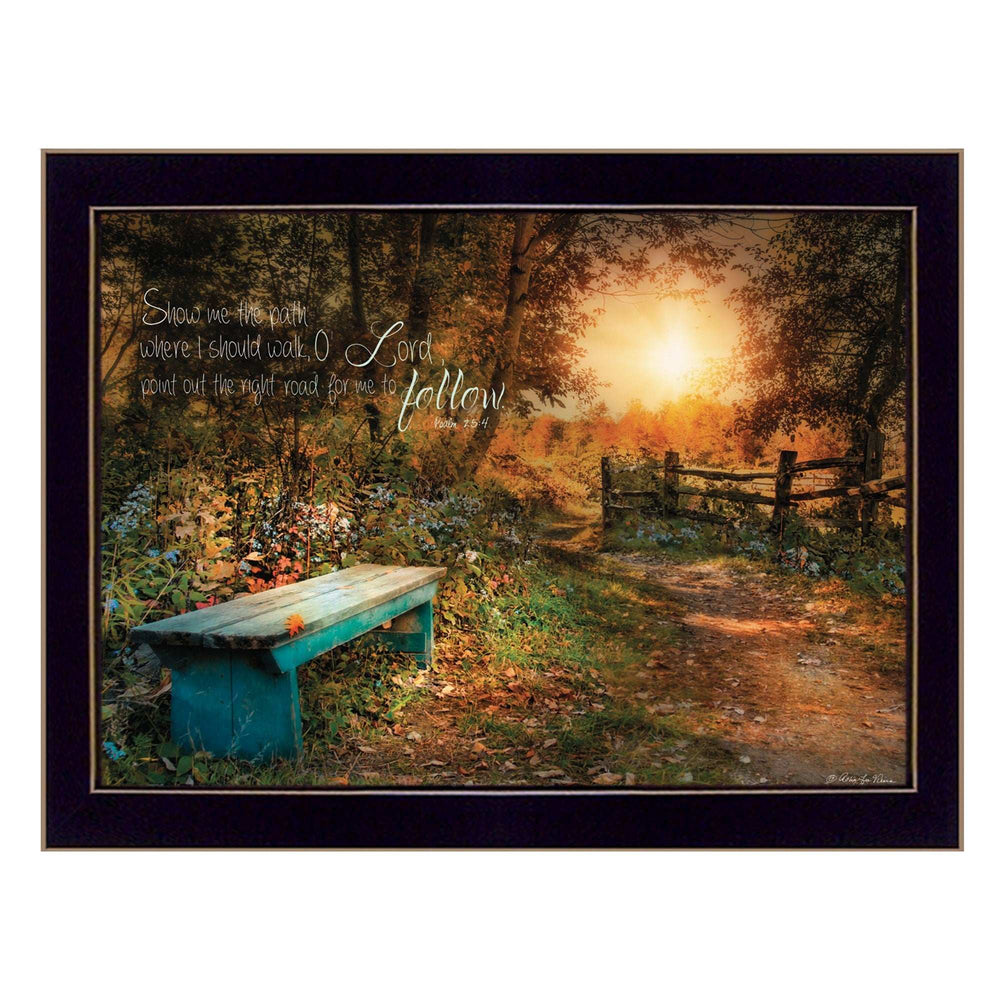 Show Me the Path 2 Black Framed Print Wall Art - Homeroots - Flyclothing LLC