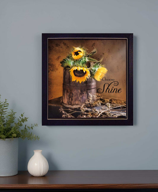 Choose to Shine Black Framed Print Wall Art - Homeroots - Flyclothing LLC