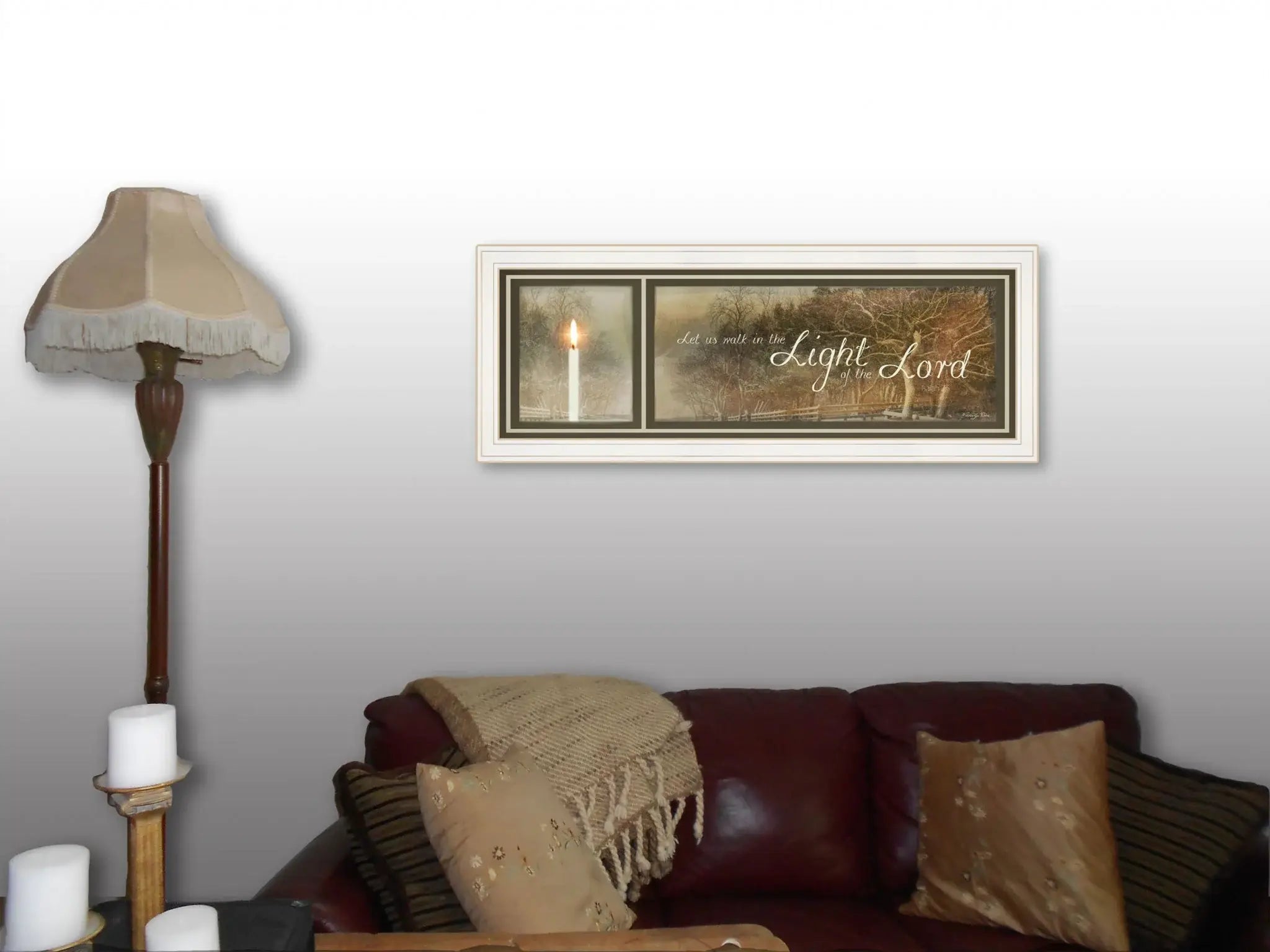 Walk in the Light 2 White Framed Print Wall Art - Homeroots - Flyclothing LLC