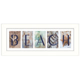 Beach 4 White Framed Print Wall Art - Homeroots - Flyclothing LLC