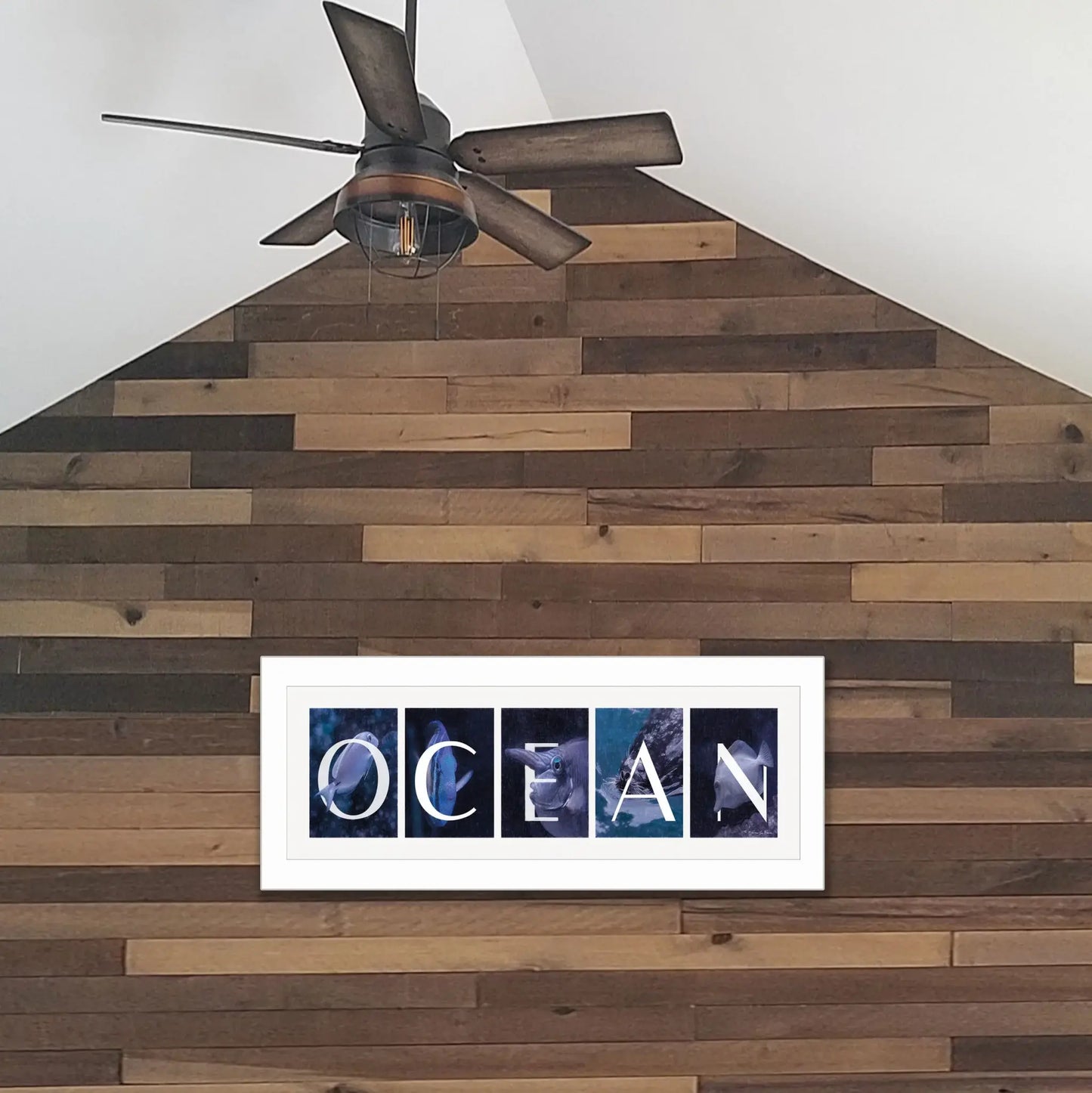 Ocean 2 White Framed Print Wall Art - Homeroots - Flyclothing LLC