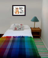 Born to be Wild 1 Black Framed Print Wall Art - Homeroots - Flyclothing LLC