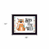 Born to be Wild 1 Black Framed Print Wall Art - Homeroots - Flyclothing LLC