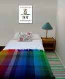 Owl Baby 2 White Framed Print Wall Art - Homeroots - Flyclothing LLC