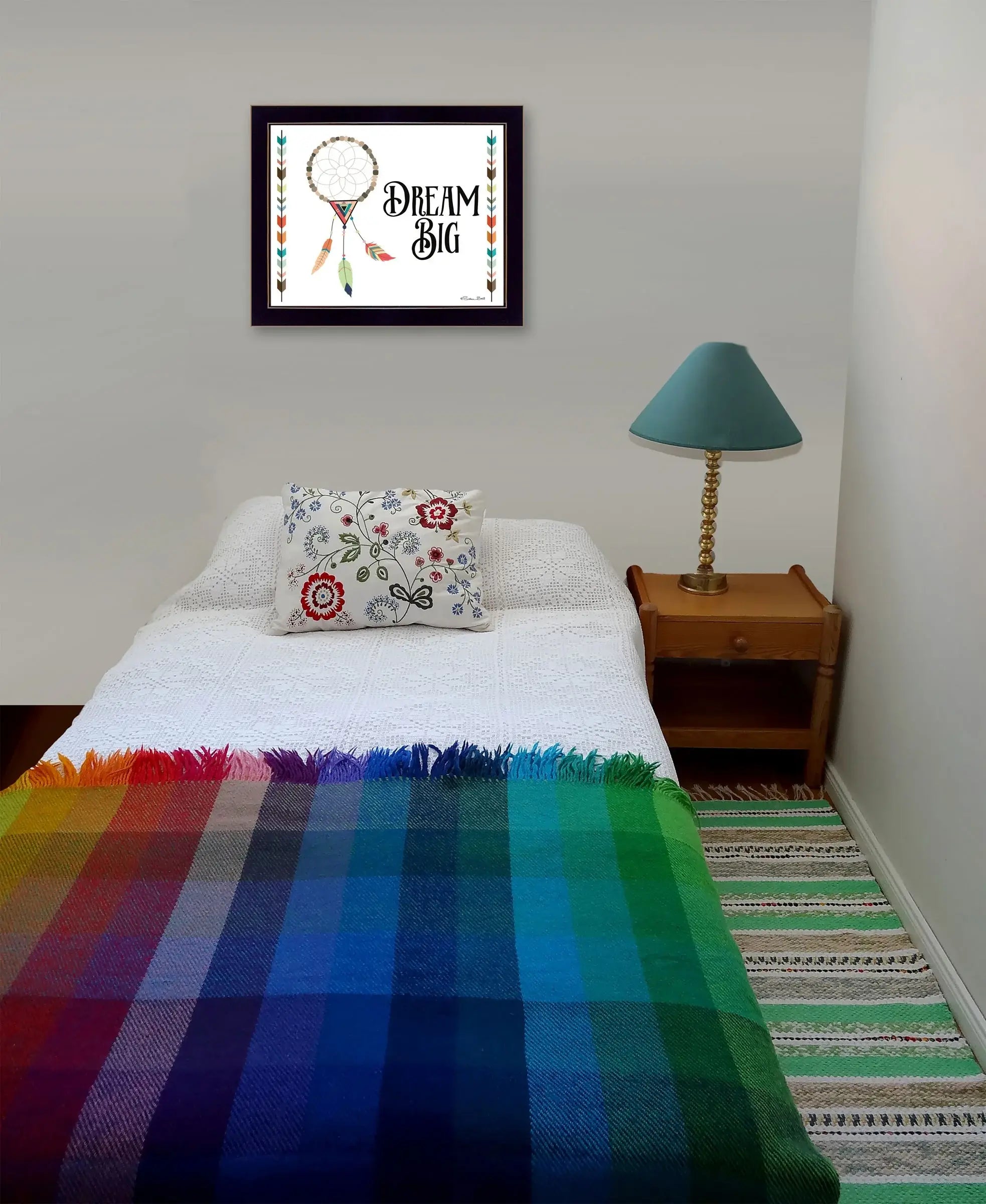Dream Big 1 Black Framed Print Wall Art - Homeroots - Flyclothing LLC
