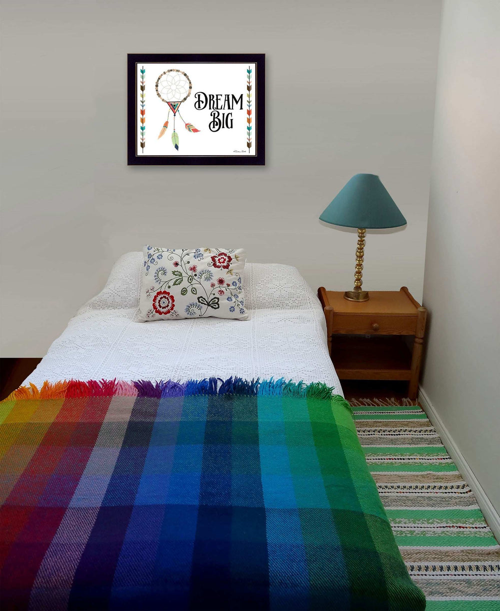 Dream Big 1 Black Framed Print Wall Art - Homeroots - Flyclothing LLC