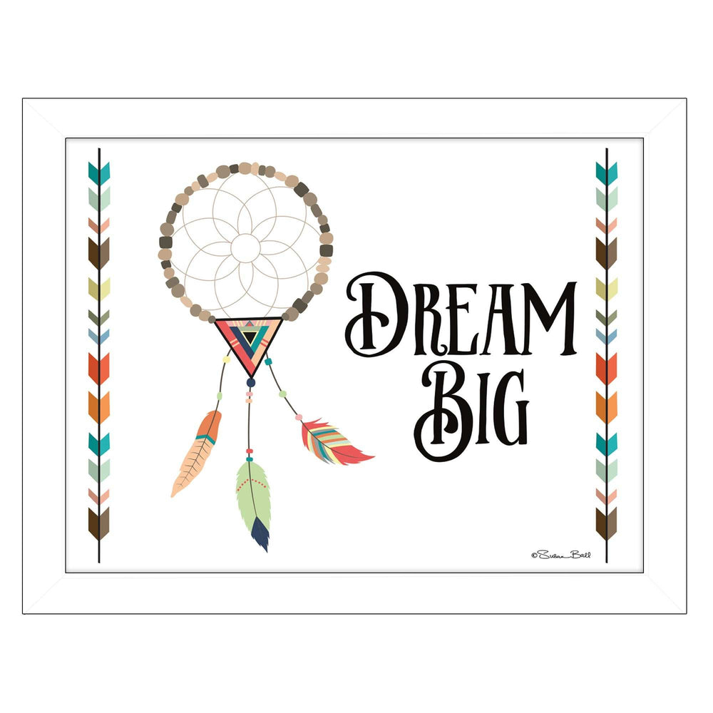 Dream Big 2 White Framed Print Wall Art - Homeroots - Flyclothing LLC
