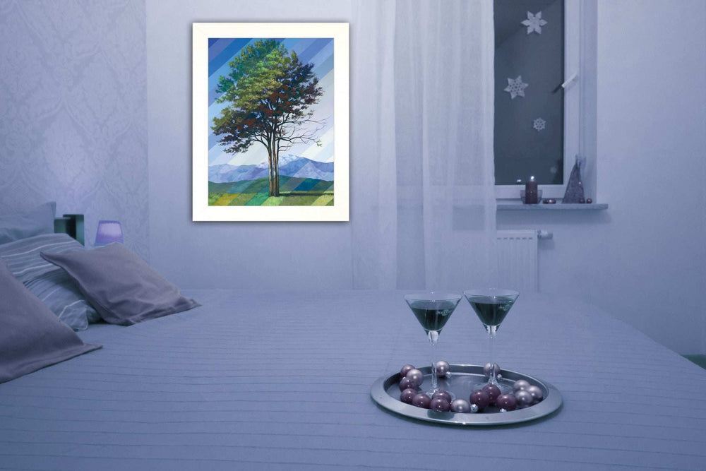 Catching Light as Time Passes 1 White Framed Print Wall Art - Homeroots - Flyclothing LLC