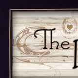 Set Of Two Heart Of The Home Black Framed Kitchen Wall Art With Seven Peg Mug Rack - Homeroots - Flyclothing LLC