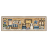 Starlight Bath 4 Brown Framed Print Bathroom Wall Art - Homeroots - Flyclothing LLC