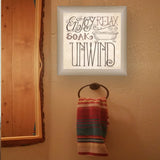 Soak and Relax 1 Brown Framed Print Bathroom Wall Art - Homeroots - Flyclothing LLC