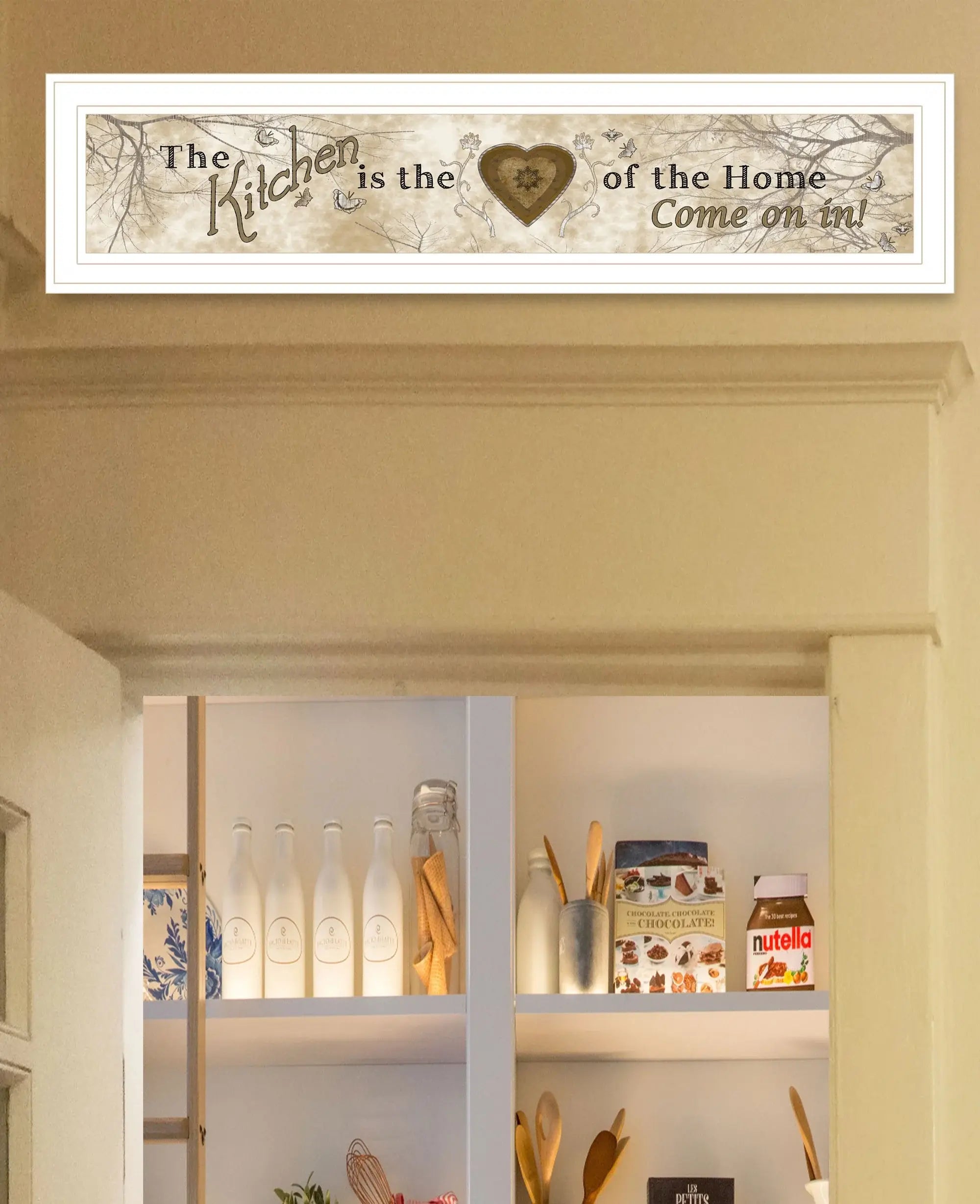 Vintage Kitchen 1 White Framed Print Kitchen Wall Art - Homeroots - Flyclothing LLC