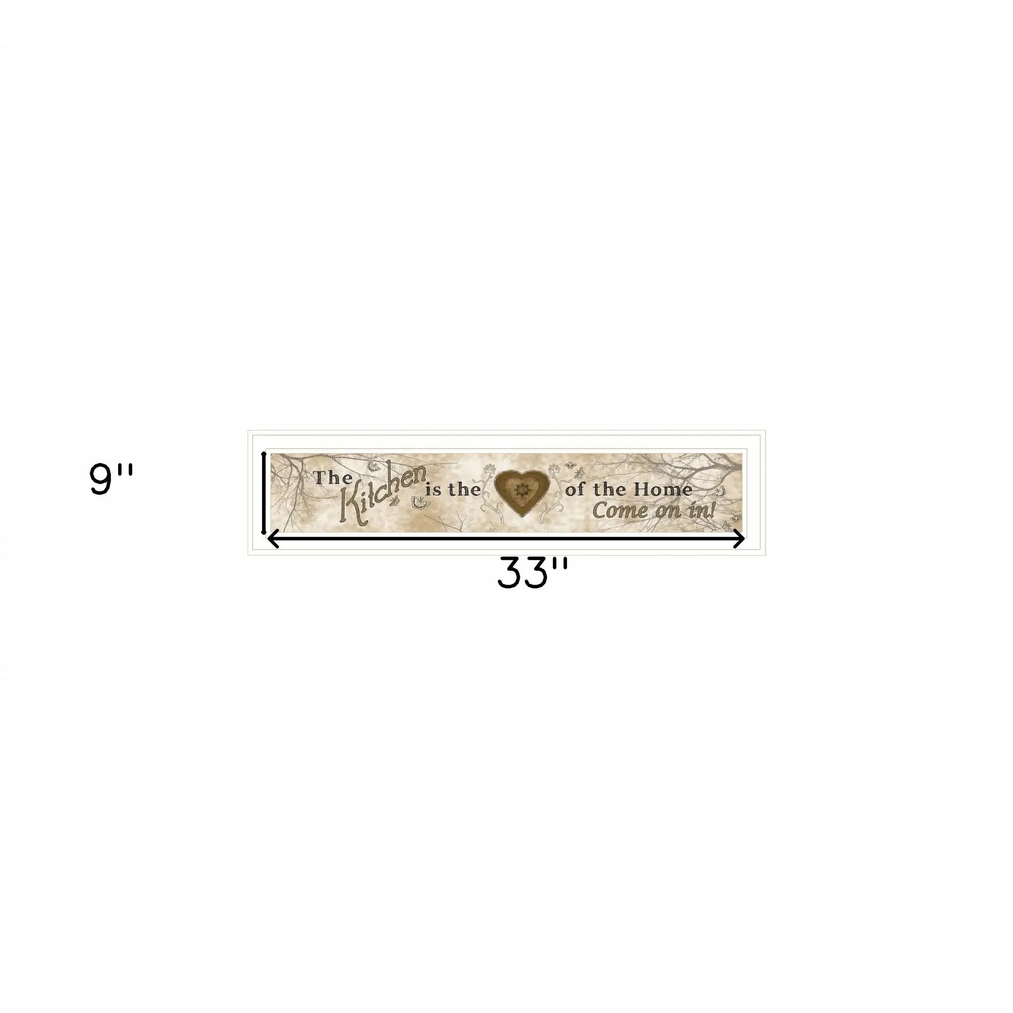 Vintage Kitchen 1 White Framed Print Kitchen Wall Art - Homeroots - Flyclothing LLC