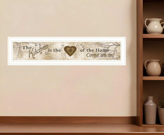 Vintage Kitchen 1 White Framed Print Kitchen Wall Art - Homeroots - Flyclothing LLC