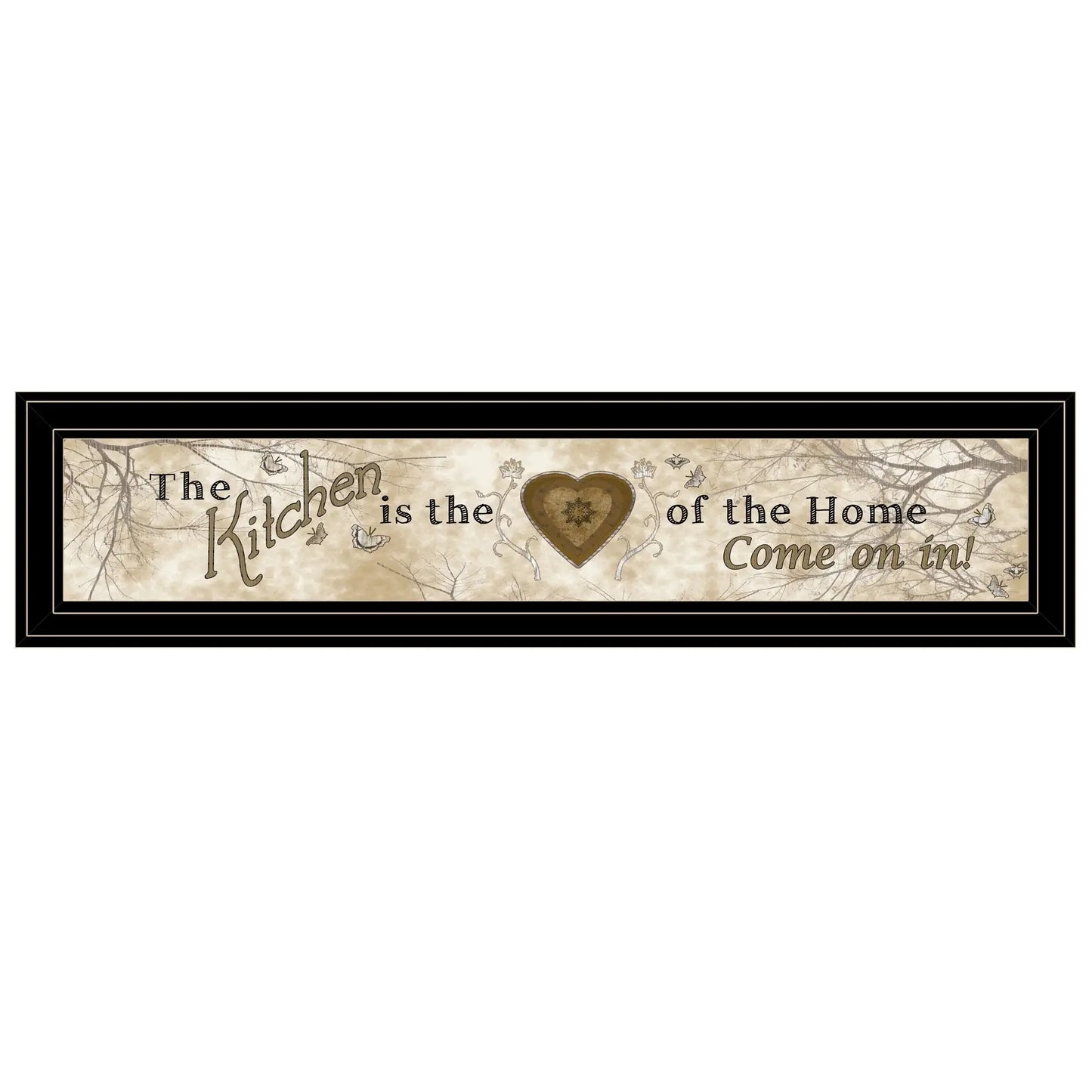 Vintage Kitchen 2 Black Framed Print Kitchen Wall Art - Homeroots - Flyclothing LLC