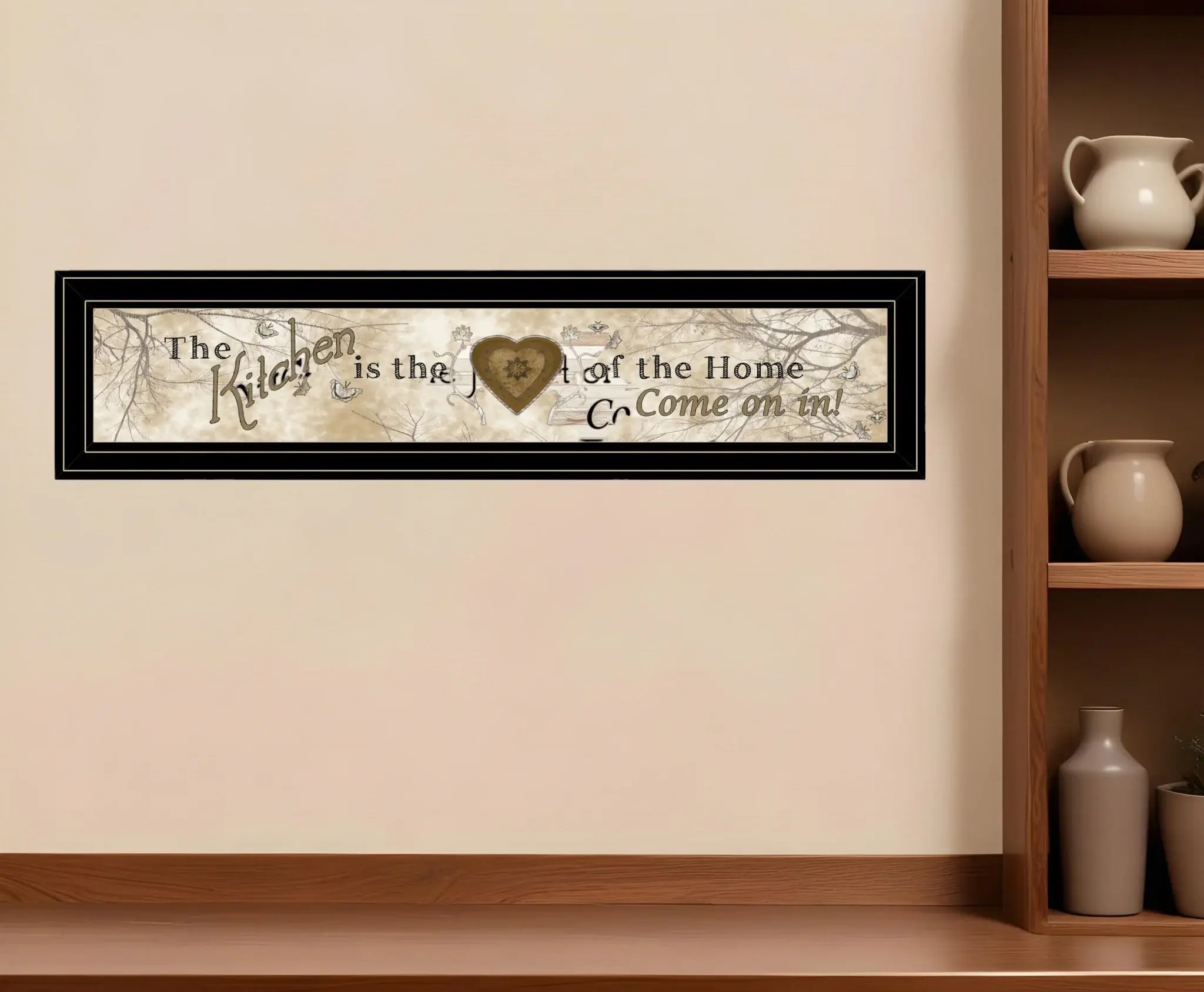 Vintage Kitchen 2 Black Framed Print Kitchen Wall Art - Homeroots - Flyclothing LLC