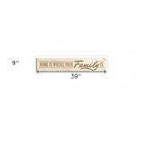 Home Is? 3 White Framed Print Wall Art - Homeroots - Flyclothing LLC