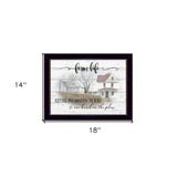 Farm Life 4 Black Framed Print Wall Art - Homeroots - Flyclothing LLC